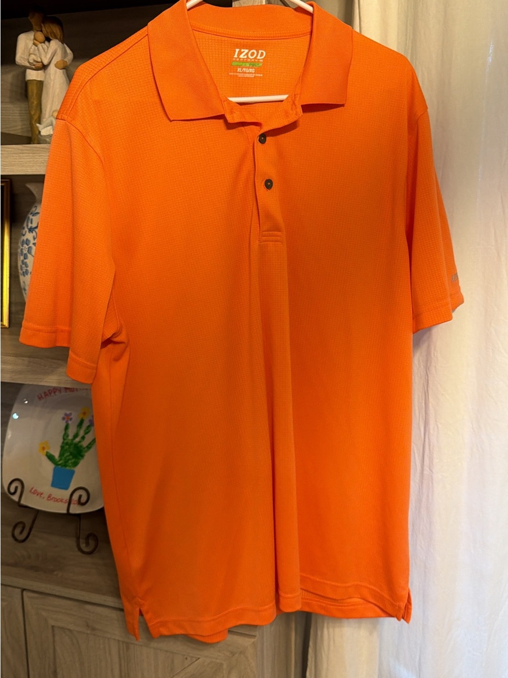 Izod Men’s Bright Orange Performance Polo